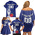 Custom Colombia Football Family Matching Off Shoulder Short Dress and Hawaiian Shirt 2024 Copa America - Wonder Print Shop