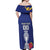 Custom Colombia Football Off Shoulder Maxi Dress 2024 Copa America - Wonder Print Shop