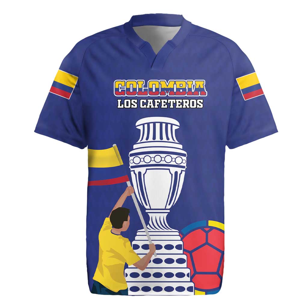 Custom Colombia Football Rugby Jersey 2024 Copa America - Wonder Print Shop