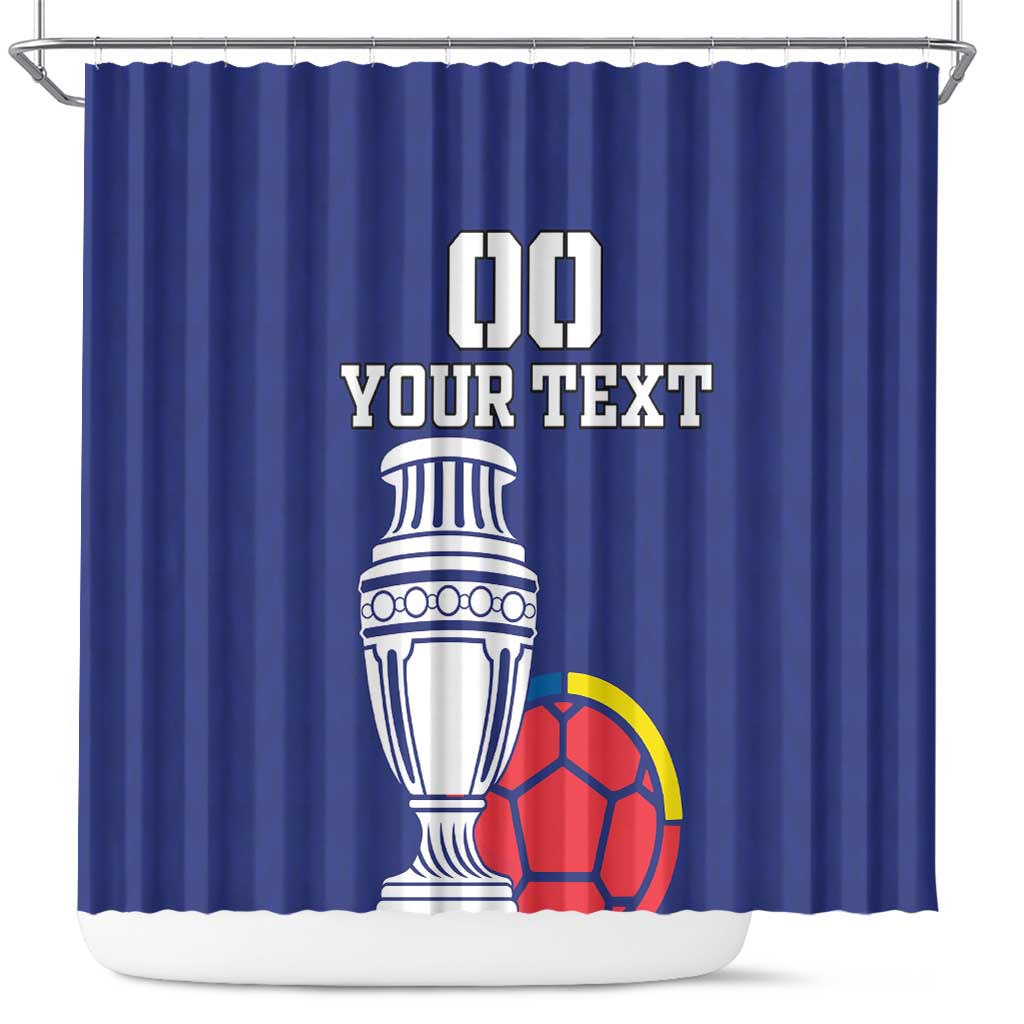 Custom Colombia Football Shower Curtain 2024 Copa America