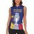 Custom Colombia Football Women Sleeveless Polo Shirt 2024 Copa America - Wonder Print Shop