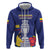 Custom Colombia Football Zip Hoodie 2024 Copa America - Wonder Print Shop