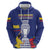 Custom Colombia Football Zip Hoodie 2024 Copa America - Wonder Print Shop