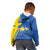 Personalized Ukraine Independence Day Kid Hoodie Peace Dove Sunflower - Wonder Print Shop