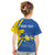 Personalized Ukraine Independence Day Kid T Shirt Peace Dove Sunflower - Wonder Print Shop