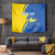 Personalized Ukraine Independence Day Tapestry Peace Dove Sunflower