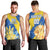 Custom Ukraine Independence Day Men Tank Top Dove Of Peace With Grunge Pattern - Wonder Print Shop