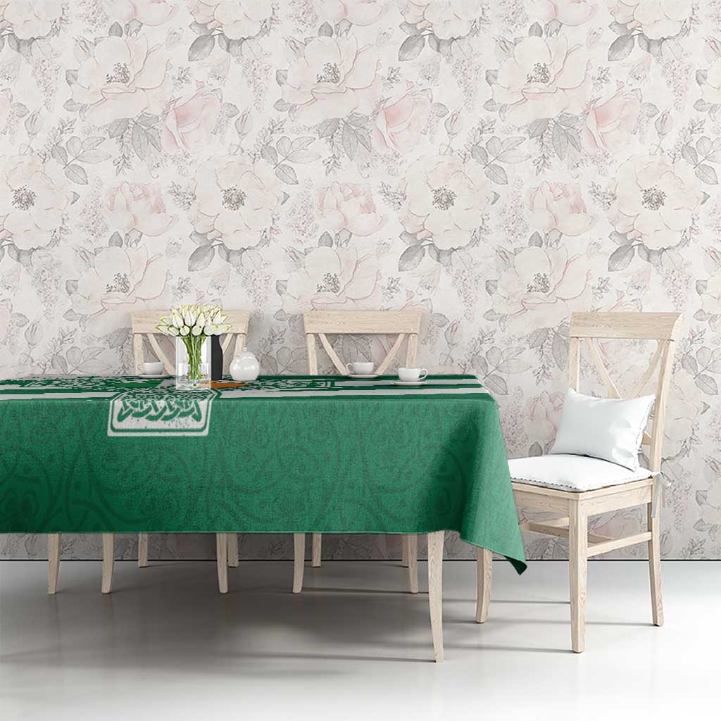 Ireland Celtic Cross Tablecloth Irish Flag Shamrock - Wonder Print Shop