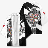 Isle of Man Celtic Cross Kimono Triskelion Emblem - Wonder Print Shop