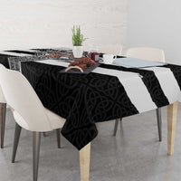 Isle of Man Celtic Cross Tablecloth Triskelion Emblem - Wonder Print Shop