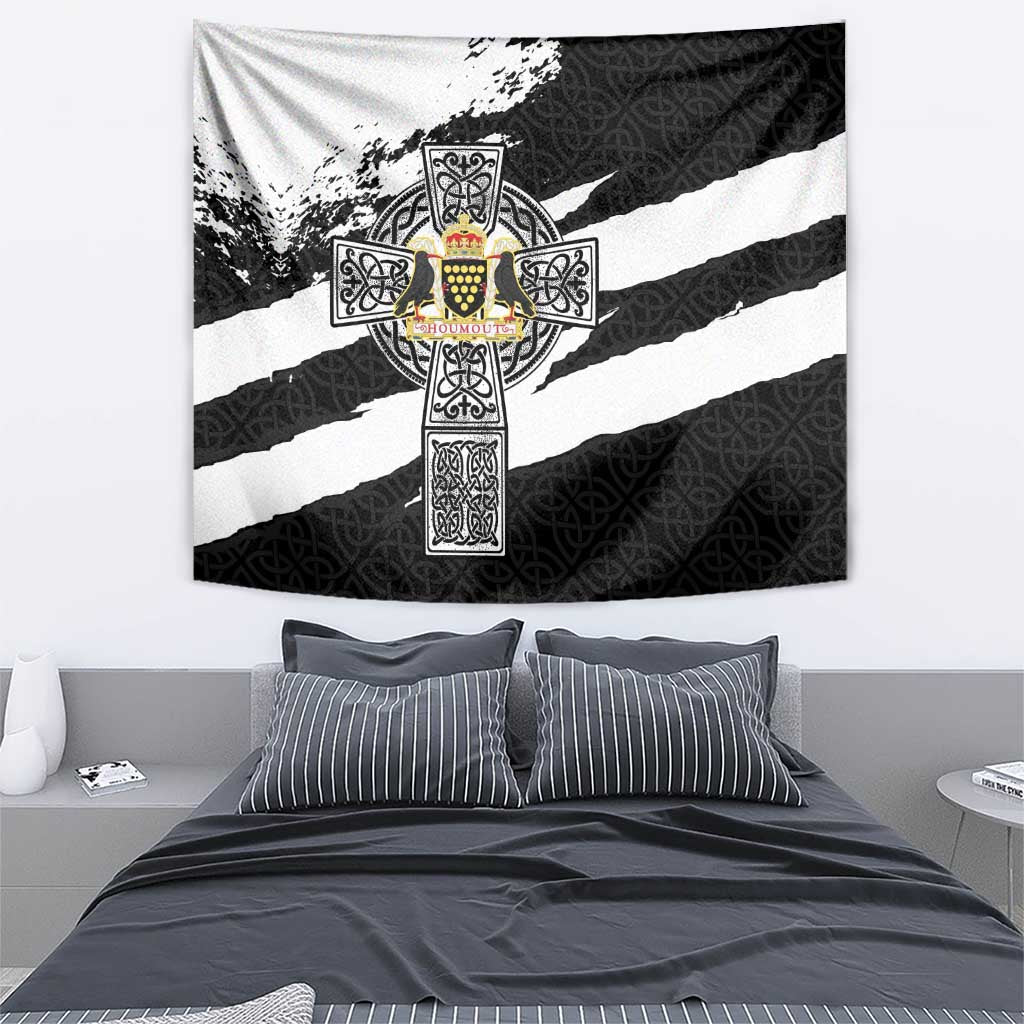 Cornwall Celtic Cross Tapestry Coat Of Arms - Wonder Print Shop