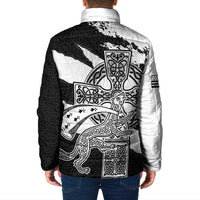 Brittany Celtic Cross Padded Jacket Celtic Pattern - Wonder Print Shop