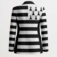 Brittany Flag Style Blazer Kentoch Mervel Eget Bezan Saotret - Wonder Print Shop