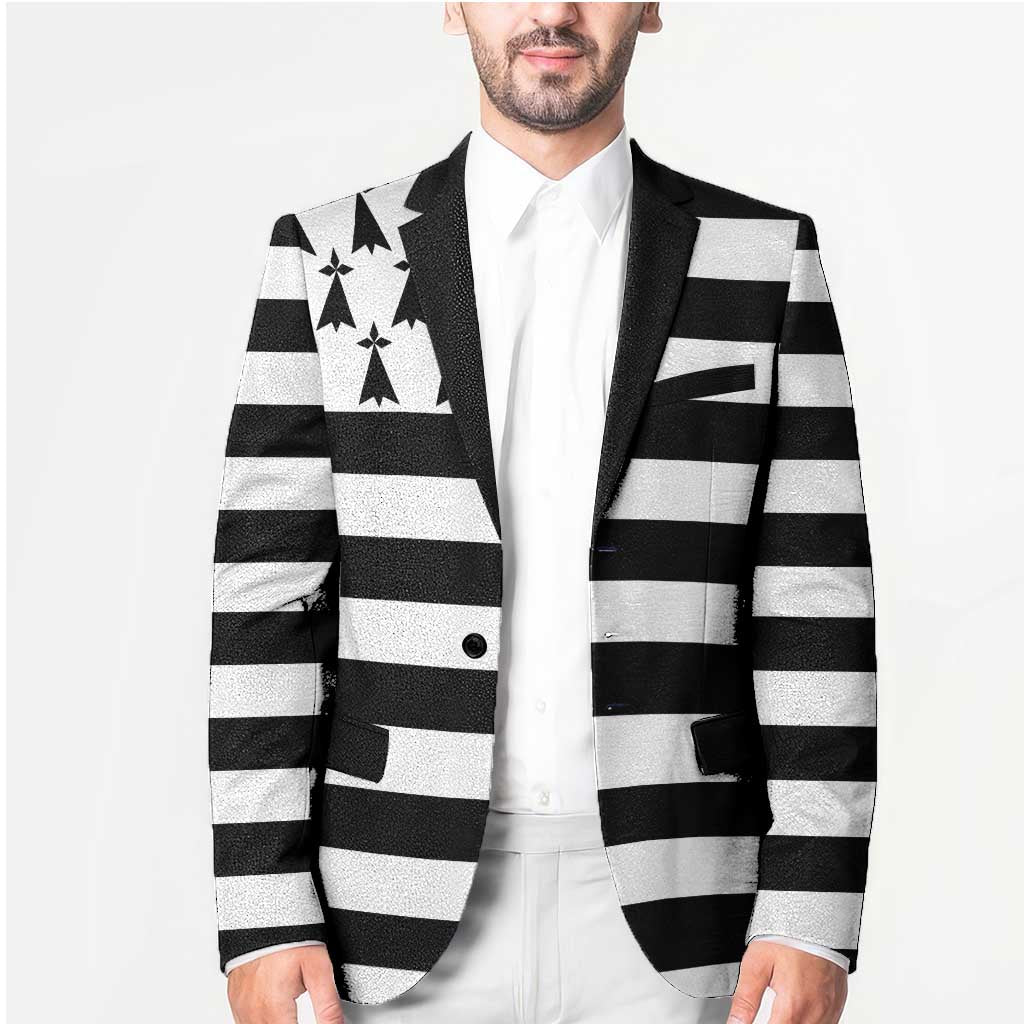 Brittany Flag Style Blazer Kentoch Mervel Eget Bezan Saotret - Wonder Print Shop