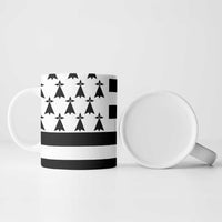 Brittany Flag Style Ceramic Mug Kentoch Mervel Eget Bezan Saotret - Wonder Print Shop