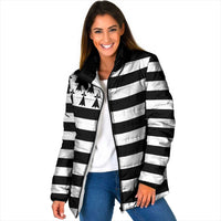 Brittany Flag Style Padded Jacket Kentoch Mervel Eget Bezan Saotret - Wonder Print Shop