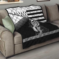 Brittany Ermine Celtic Quilt Black Celtic Triskels - Wonder Print Shop
