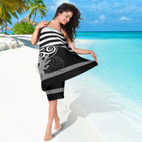 Brittany Ermine Celtic Sarong Black Celtic Triskels - Wonder Print Shop