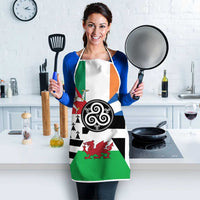 Celtic Nations Flag Apron Six Celtic Countries Heritage - Wonder Print Shop