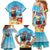 Saint Lucia Christmas Family Matching Mermaid Dress and Hawaiian Shirt Tropical Parrot With Rum Punch Cocktail - Wonder Print Shop