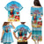 Saint Lucia Christmas Family Matching Puletasi and Hawaiian Shirt Tropical Parrot With Rum Punch Cocktail - Wonder Print Shop