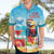 Saint Lucia Christmas Hawaiian Shirt Tropical Parrot With Rum Punch Cocktail - Wonder Print Shop