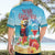 Saint Lucia Christmas Hawaiian Shirt Tropical Parrot With Rum Punch Cocktail - Wonder Print Shop