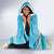 Saint Lucia Christmas Hooded Blanket Tropical Parrot With Rum Punch Cocktail