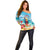 Saint Lucia Christmas Off Shoulder Sweater Tropical Parrot With Rum Punch Cocktail - Wonder Print Shop