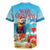 Saint Lucia Christmas Rugby Jersey Tropical Parrot With Rum Punch Cocktail - Wonder Print Shop