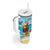 Saint Lucia Christmas Tumbler With Handle Tropical Parrot With Rum Punch Cocktail - Wonder Print Shop