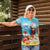 Saint Lucia Christmas Women Polo Shirt Tropical Parrot With Rum Punch Cocktail - Wonder Print Shop