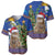 Uruguay Christmas Baseball Jersey Pampas Cat With Folk Pattern - Wonder Print Shop