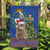 Uruguay Christmas Garden Flag Pampas Cat With Folk Pattern - Wonder Print Shop