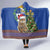 Uruguay Christmas Hooded Blanket Pampas Cat With Folk Pattern