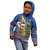 Uruguay Christmas Kid Hoodie Pampas Cat With Folk Pattern - Wonder Print Shop