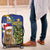 Uruguay Christmas Luggage Cover Pampas Cat With Folk Pattern - Wonder Print Shop