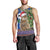 Uruguay Christmas Men Tank Top Pampas Cat With Folk Pattern - Wonder Print Shop