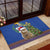 Uruguay Christmas Rubber Doormat Pampas Cat With Folk Pattern - Wonder Print Shop