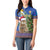 Uruguay Christmas Women Polo Shirt Pampas Cat With Folk Pattern - Wonder Print Shop