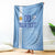 Custom Uruguay Football Blanket Sun of May The Sky Blue