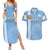 Custom Uruguay Football Couples Matching Summer Maxi Dress and Hawaiian Shirt Sun of May The Sky Blue - Wonder Print Shop