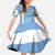 Custom Uruguay Football Family Matching Mermaid Dress and Hawaiian Shirt Sun of May The Sky Blue - Wonder Print Shop