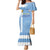 Custom Uruguay Football Family Matching Mermaid Dress and Hawaiian Shirt Sun of May The Sky Blue - Wonder Print Shop