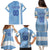 Custom Uruguay Football Family Matching Puletasi and Hawaiian Shirt Sun of May The Sky Blue - Wonder Print Shop