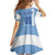 Custom Uruguay Football Family Matching Summer Maxi Dress and Hawaiian Shirt Sun of May The Sky Blue - Wonder Print Shop