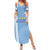 Custom Uruguay Football Family Matching Summer Maxi Dress and Hawaiian Shirt Sun of May The Sky Blue - Wonder Print Shop