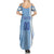 Custom Uruguay Football Family Matching Summer Maxi Dress and Hawaiian Shirt Sun of May The Sky Blue - Wonder Print Shop