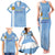 Custom Uruguay Football Family Matching Tank Maxi Dress and Hawaiian Shirt Sun of May The Sky Blue - Wonder Print Shop