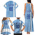 Custom Uruguay Football Family Matching Tank Maxi Dress and Hawaiian Shirt Sun of May The Sky Blue - Wonder Print Shop